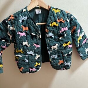 Hanna Andersson Multicolor Animal Print Jacket